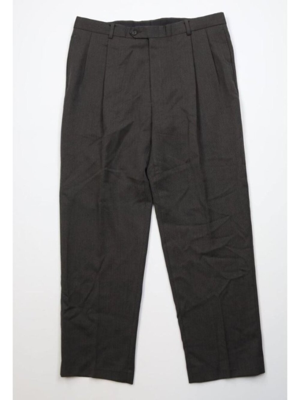 Vintage 90s Streetwear Mens 36x30 Wool Ribbed Whipcord Chino Pants Trousers